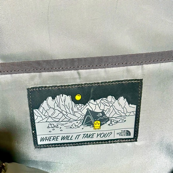 The North Face Pivoter Laptop Backpack Red/Gray - Unisex - Picture 9 of 12